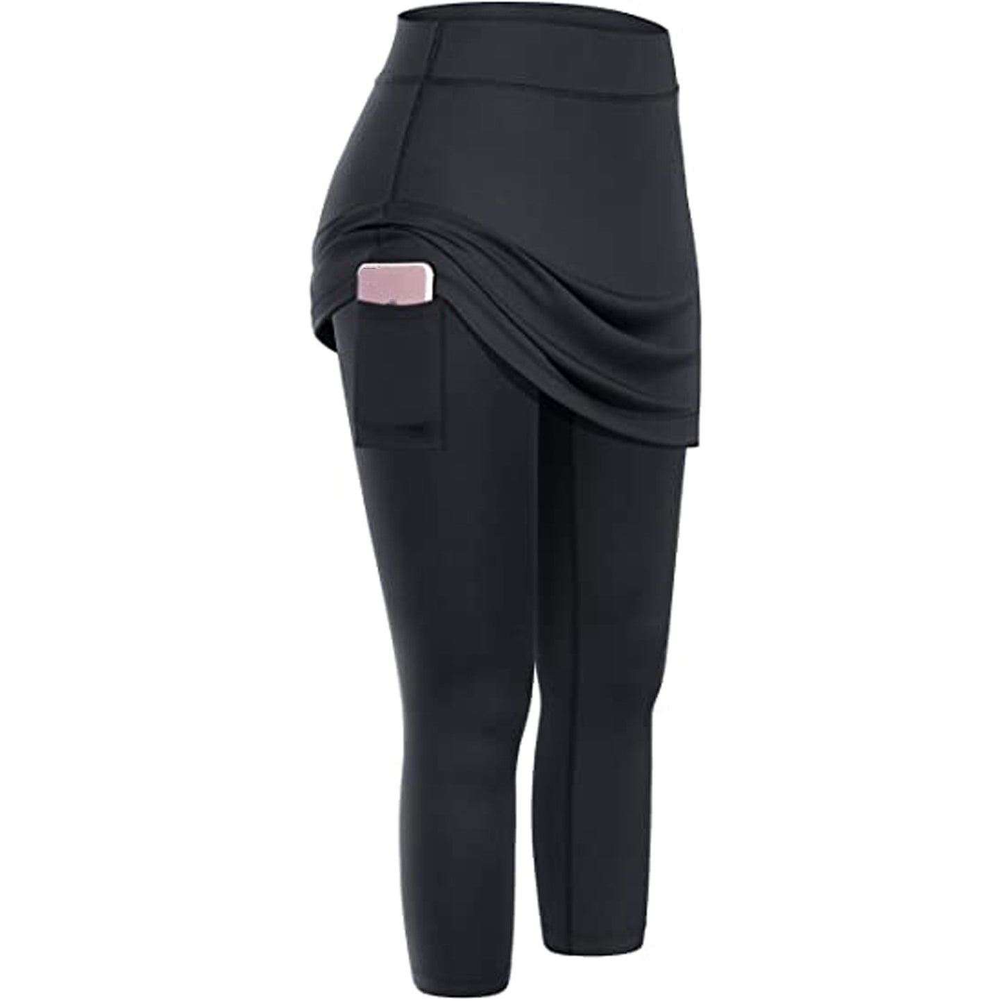 Jupe Leggings avec poches élastiques pour Sport Yoga