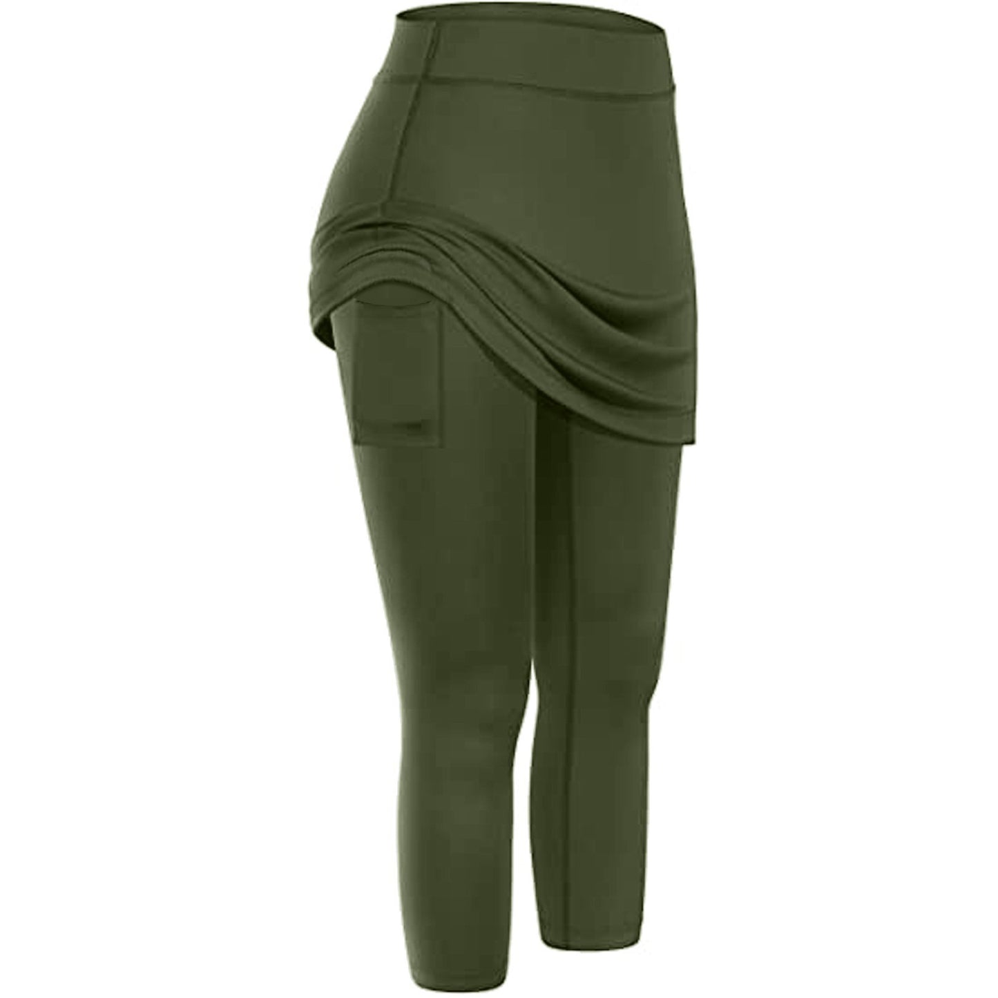 Jupe Leggings avec poches élastiques pour Sport Yoga