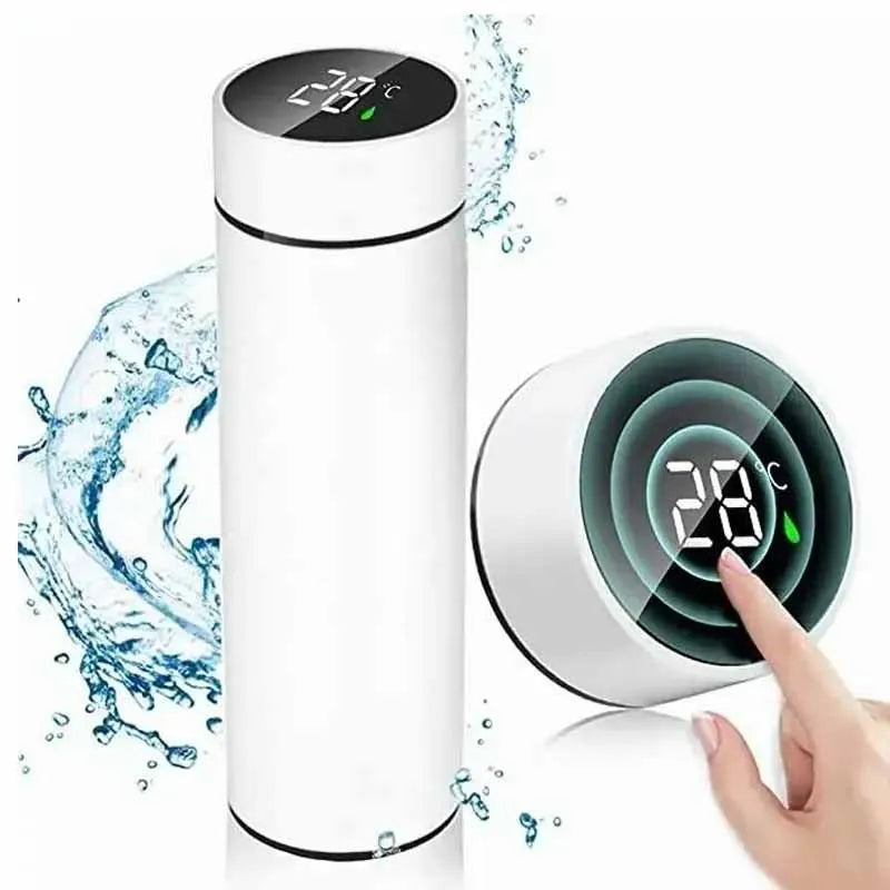 Bouteille Thermos en Acier Inoxydable avec Affichage Numérique de la Température, 500ml